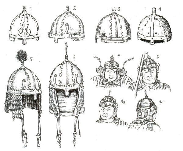 Шлем татаро монгольского воина