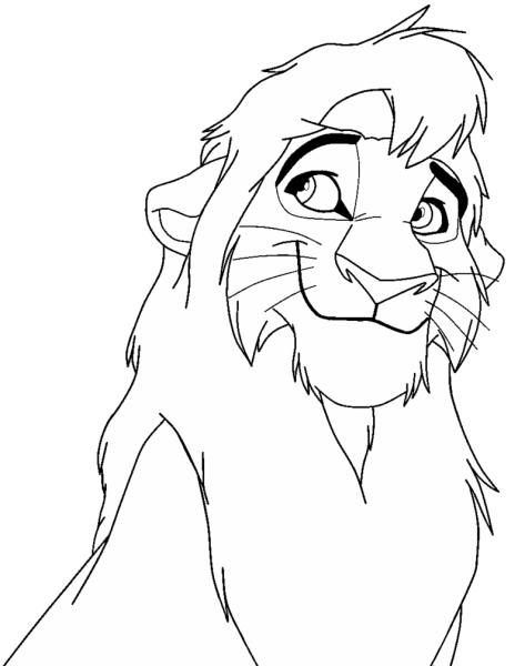 Рисунки симбы из короля льва