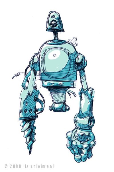 Стилизованный робот