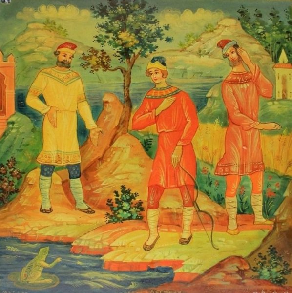 Царь Берендей и три сына иллюстрации