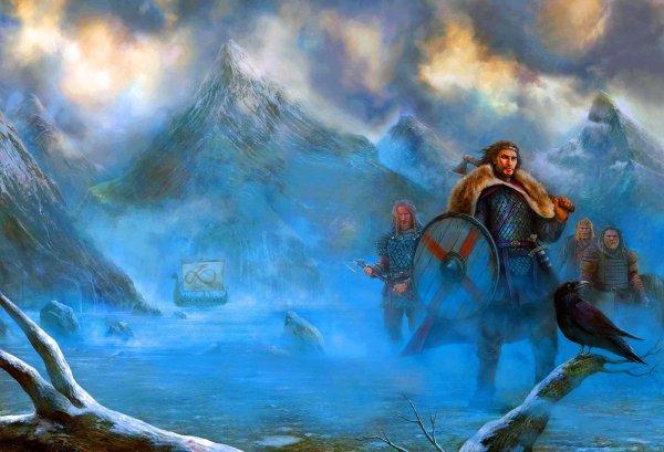 Рисунки скандинавские мифы