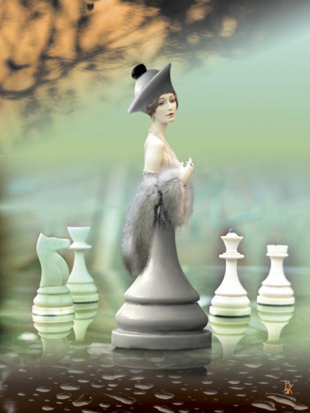 Шахматная Королева ферзь