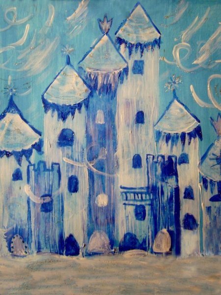 Рисование «замок снежной королевы» с. 138