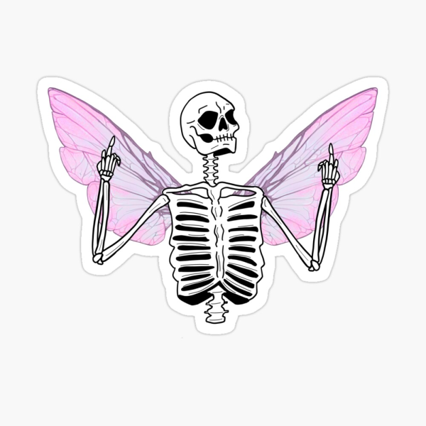 Розовый скелет