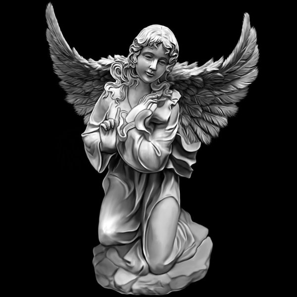 Ангелочки для гравировки на памятниках