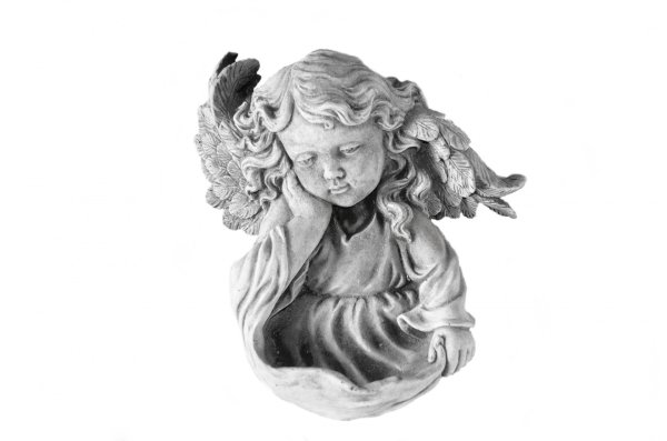 Рисунок скульптура ангелочка
