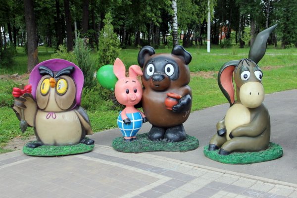 Парк культуры Иваново с мультгероями