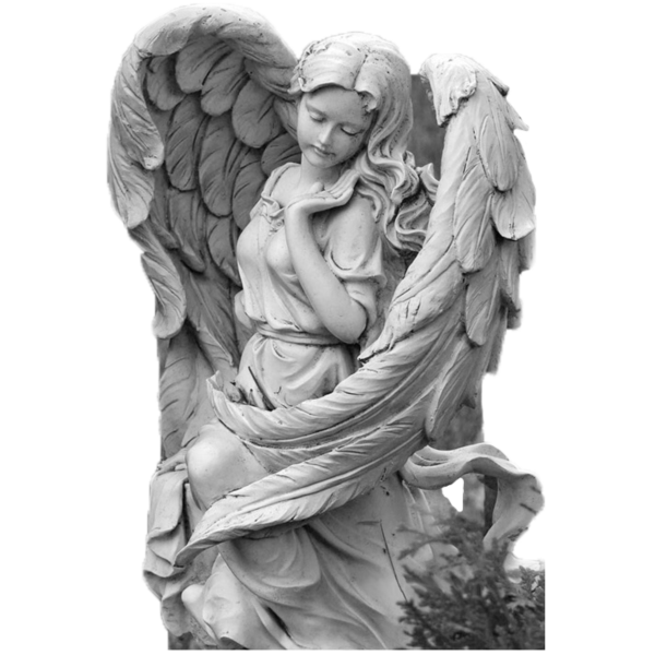 Скульптуры ангелов на могилу