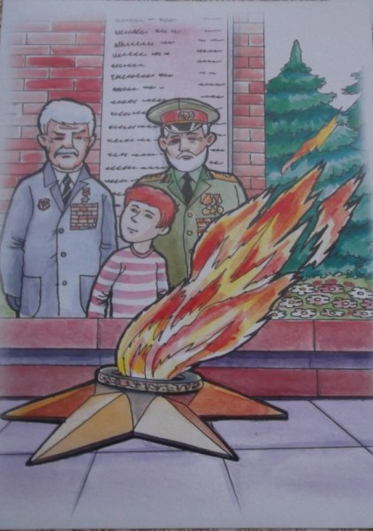 Рисунок посвященный Дню героев Отечества