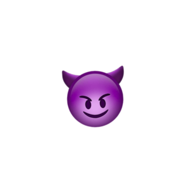 Эмодзи фиолетовый демон