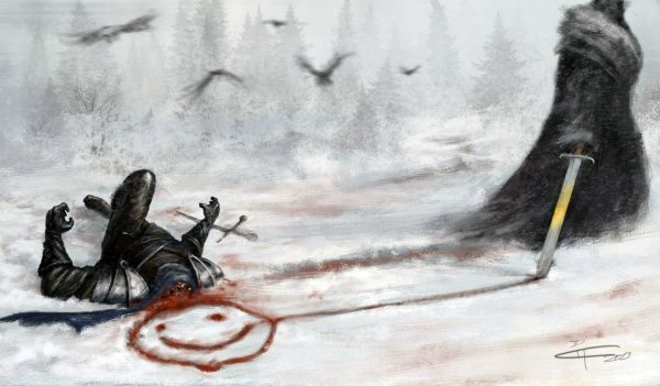 Воин в снегу