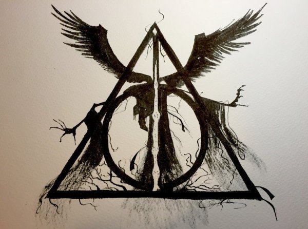 Символ Даров смерти из Гарри Поттера
