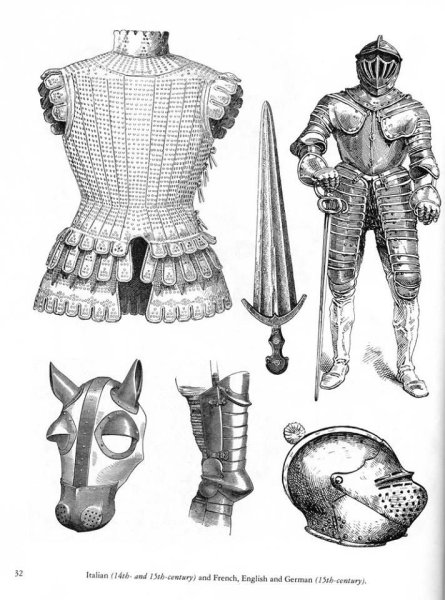 Вооружение рыцаря 16 века