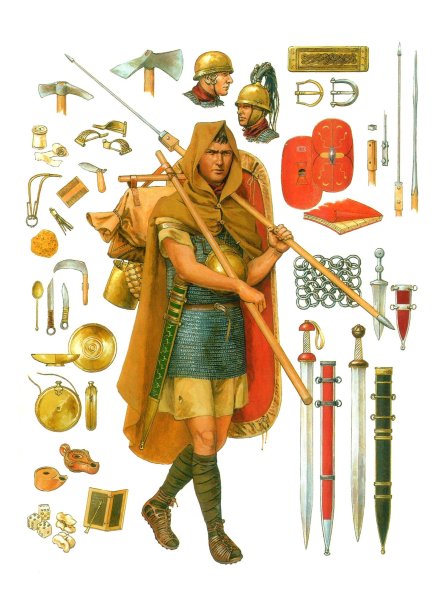 Оружие легионеров древнего Рима
