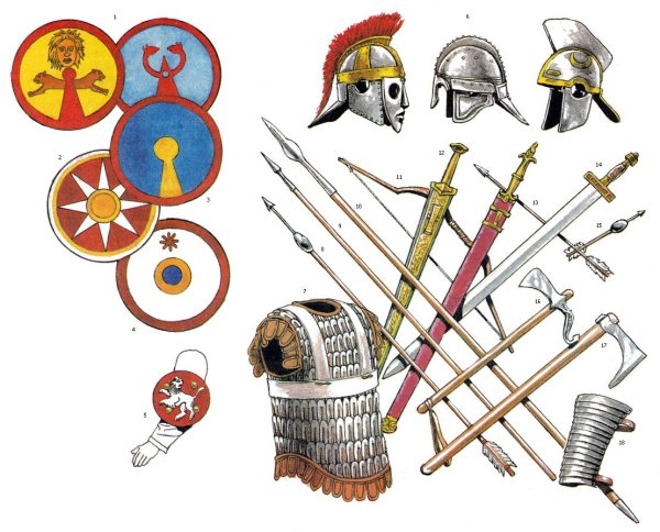 Снаряжение легионеров древнего Рима