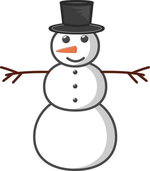 Снеговик без шарфа
