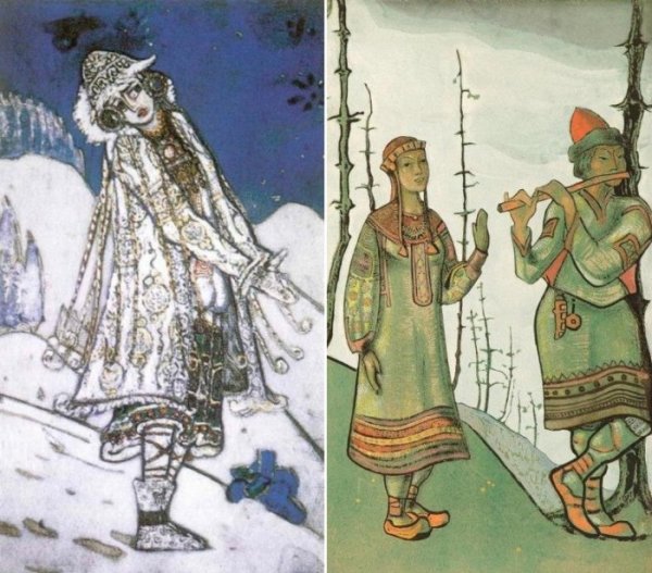 «Снегурочка и Лель» (1921) — Николай Константинович Рери