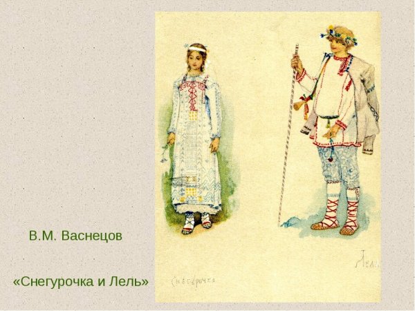 Костюмы персонажей оперы Снегурочка