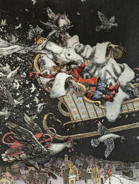 Борис Диодоров иллюстрации Снежная Королева