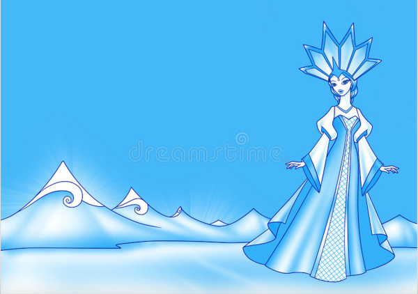 Рисование Снежная Королева