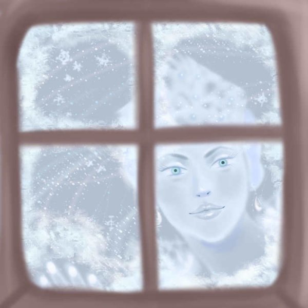 Окно из снежной королевы