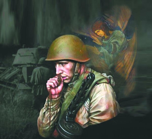 Российский солдат картина