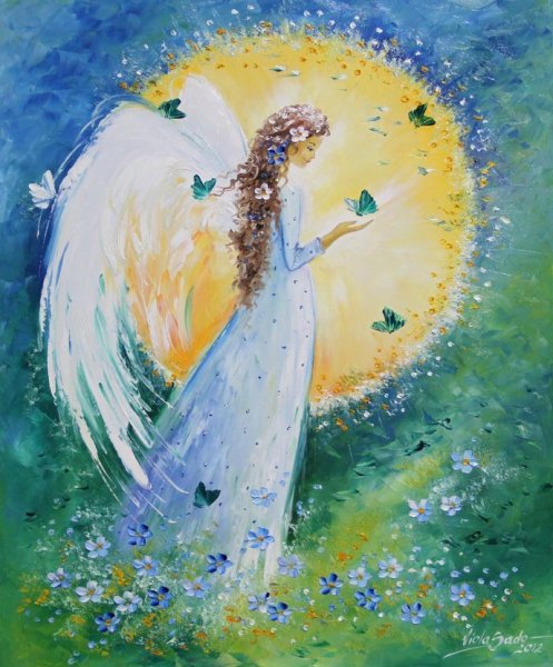Польская художница Marina Czajkowska ангелы