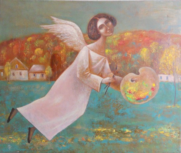 Ангелы художника Ермолаевой Анны