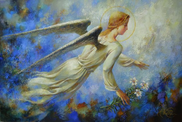Живопись ангел George Hillyard