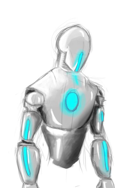 Нарисовать современного робота