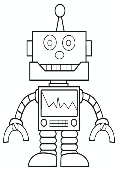 Раскраски для мальчиков роботы