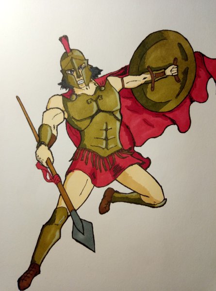 Спартанский воин 5 класс
