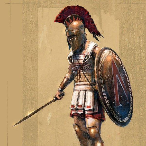 Гоплиты древней Греции Спарта