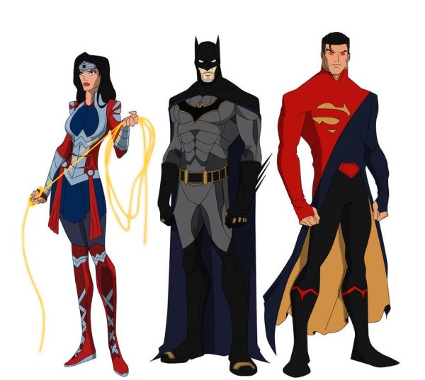 Юная лига справедливости Бэтмен Супермен