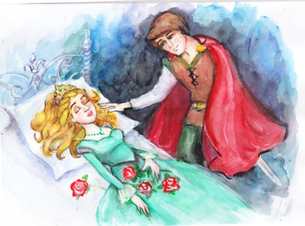 Иллюстрации к сказке спящая красавица Жуковского
