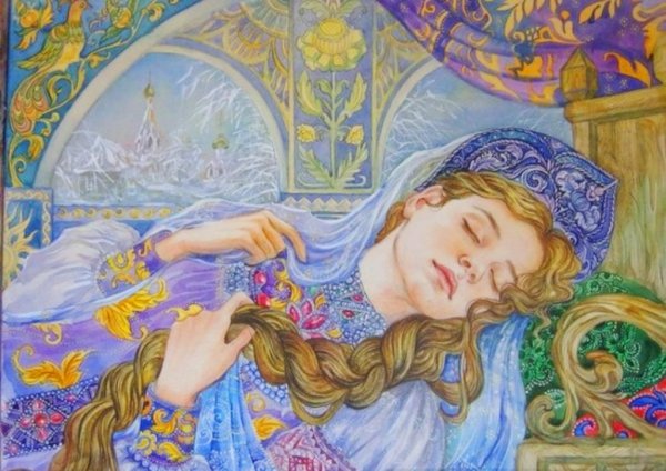 Спящая красавица Царевна Жуковского