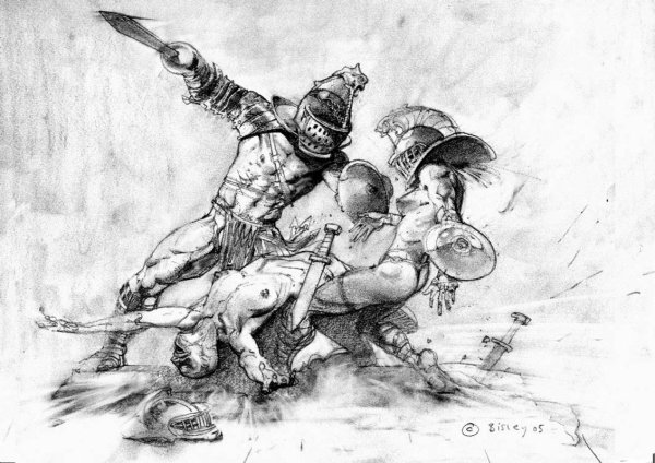 Саймон Бисли Simon Bisley гладиаторши