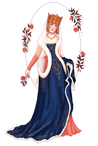 Средневековая принцесса арт