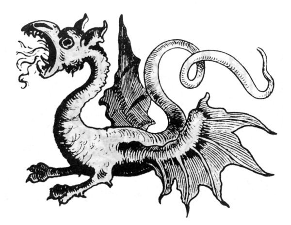 Дракон средневековое изображение