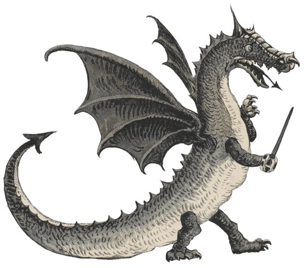 Средневековые изображения драконов