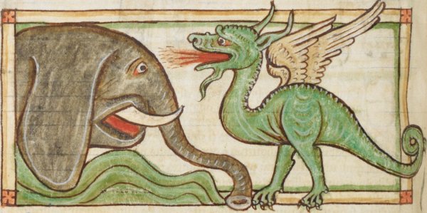Бестиарий средневековой Европы крокодил