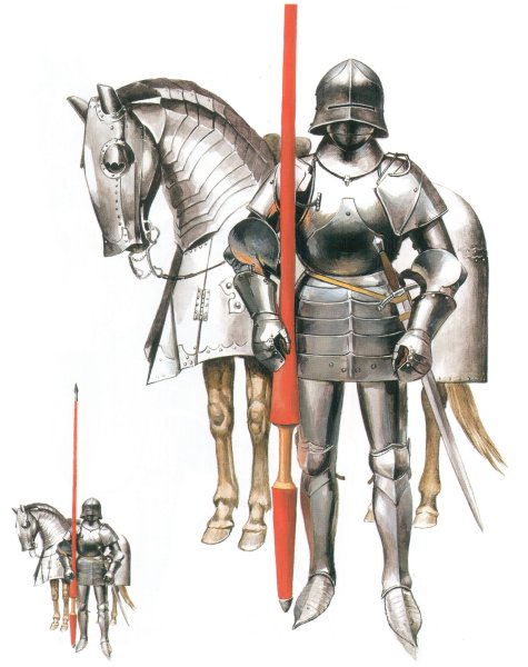 Рыцарский доспех 13 века кавалерия