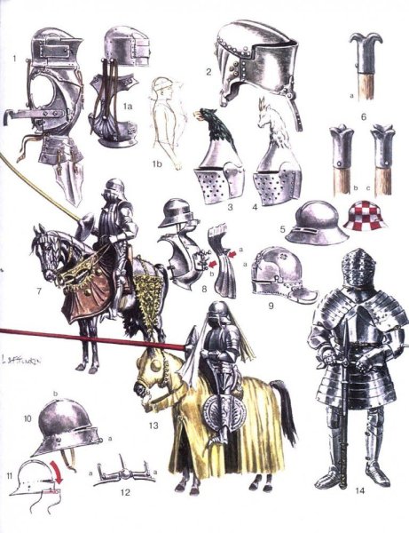 Доспехи рыцарей средневековья 13 век