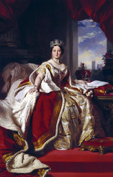 Франц Ксавер Винтерхальтер портрет королевы Виктории