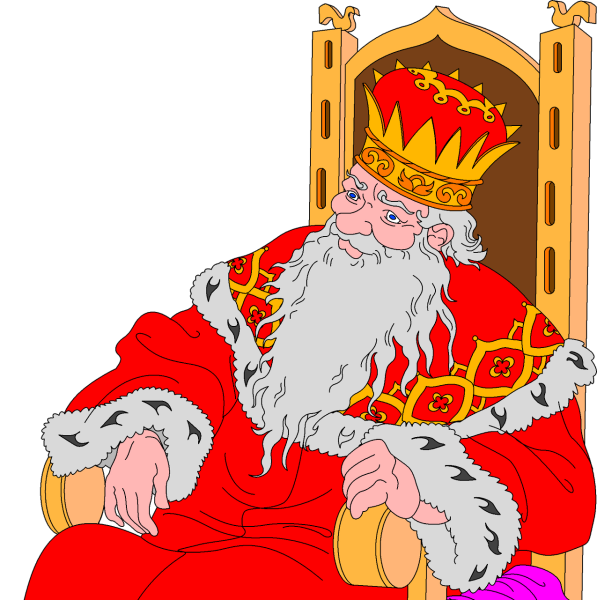 Царь на троне рисунок