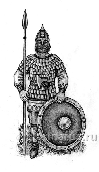 Славянские воины 6 век