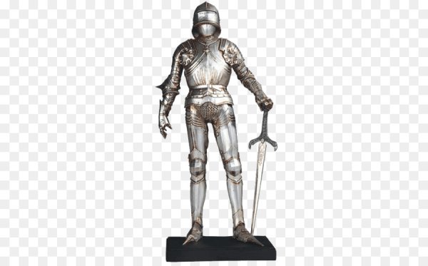 Статуя средневекового рыцаря