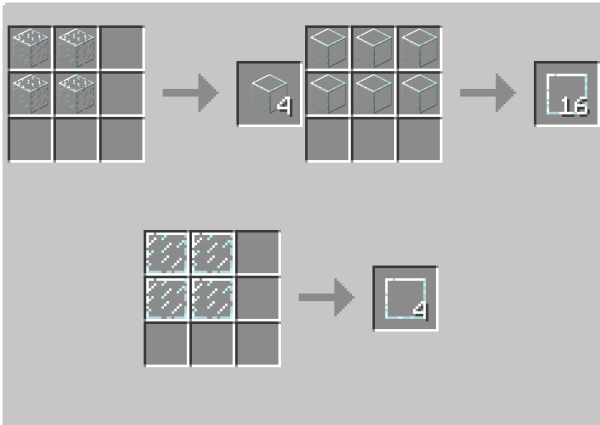 Цветное стекло майнкрафт крафт