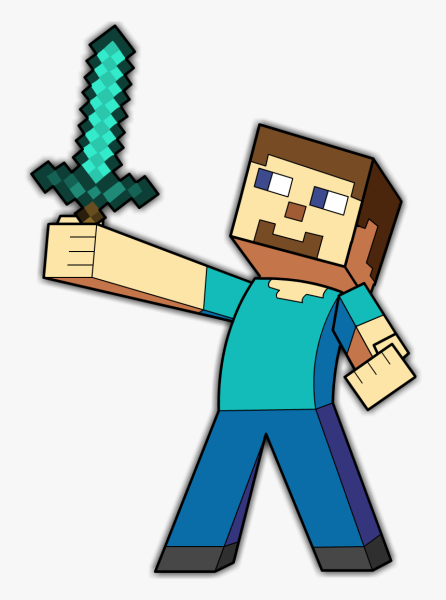 Герой Minecraft Стив