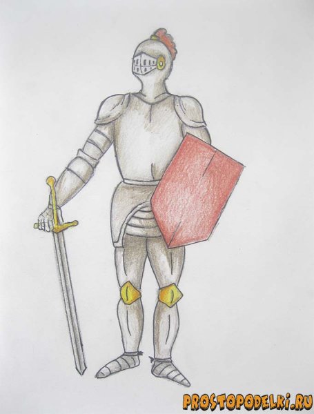 Рисунок рыцаря 4 класс